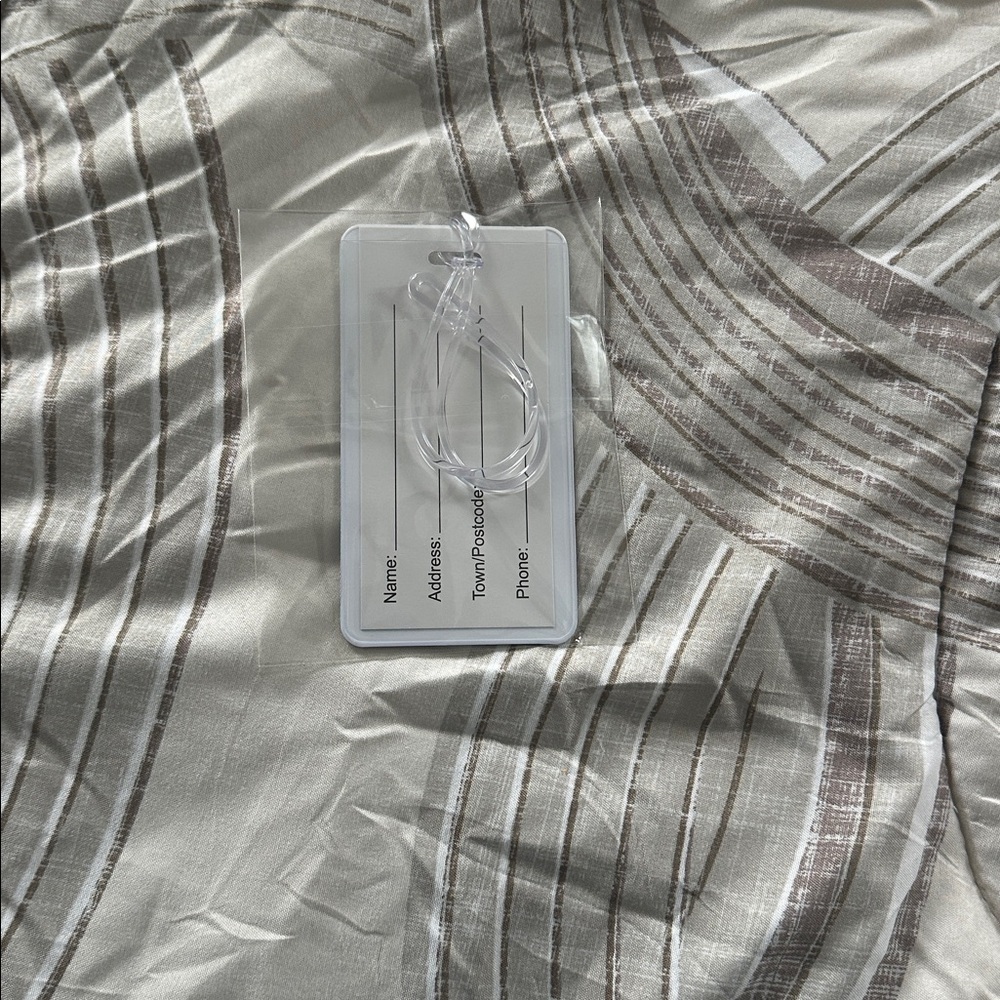 Gray Steve Madden Luggage Tag - Picture 2 of 2